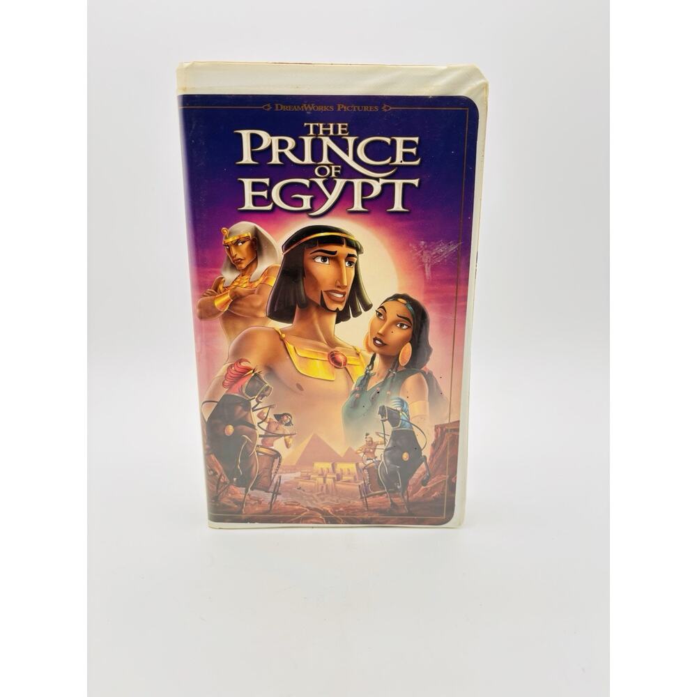 The Prince of Egypt VHS 1999 DreamWorks Video Tape Moses 90s Movie VG Condition